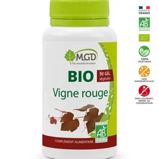 Vigne rouge Bio 90 gélules MGD