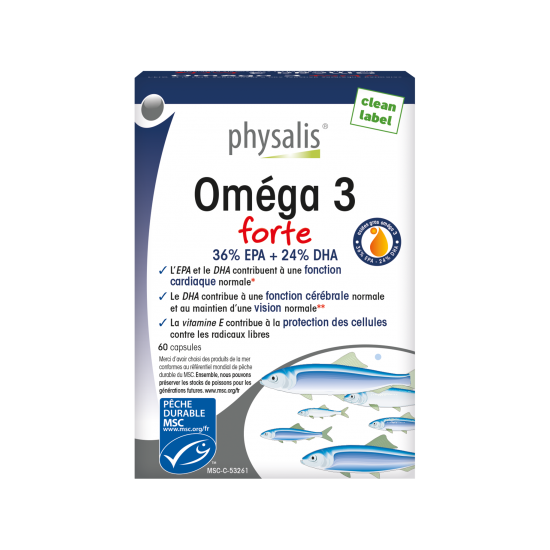 Oméga 3 forte Physalis 60...