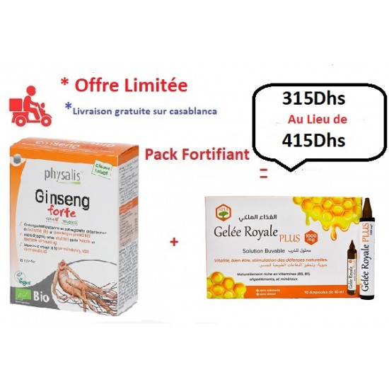 Pack Fortifiant Ginseng...