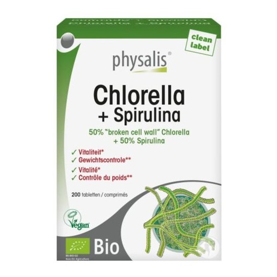 Spiruline Chlorella 200...