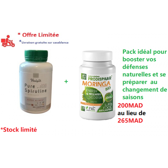 Pack Boost Energy Spiruline...