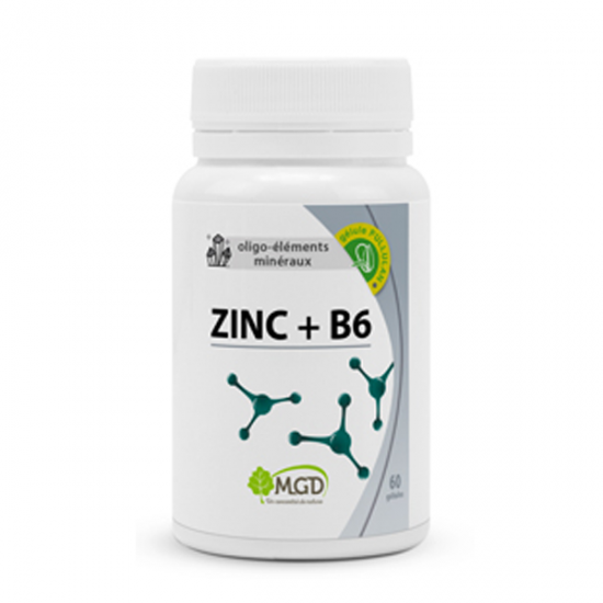 Zinc Et Vitamine B6 60 Gélules
