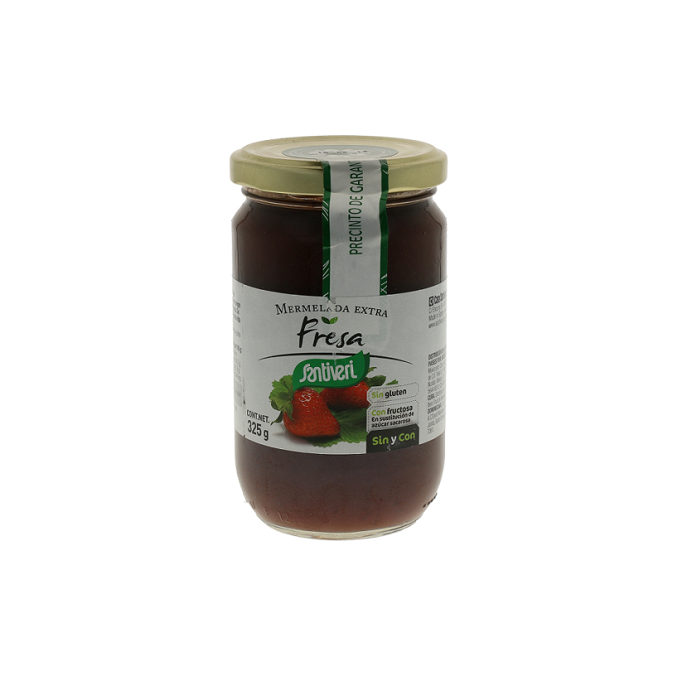 Santiveri Confiture fraises bio sans gluten et sans sucre ajouté 325 G -  bio Maroc