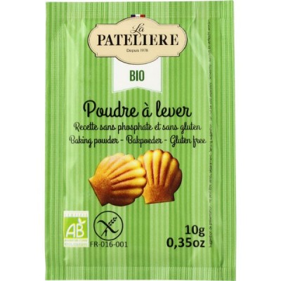 Levure sans gluten - La Patelière - 80 g (8 * 10 g e)