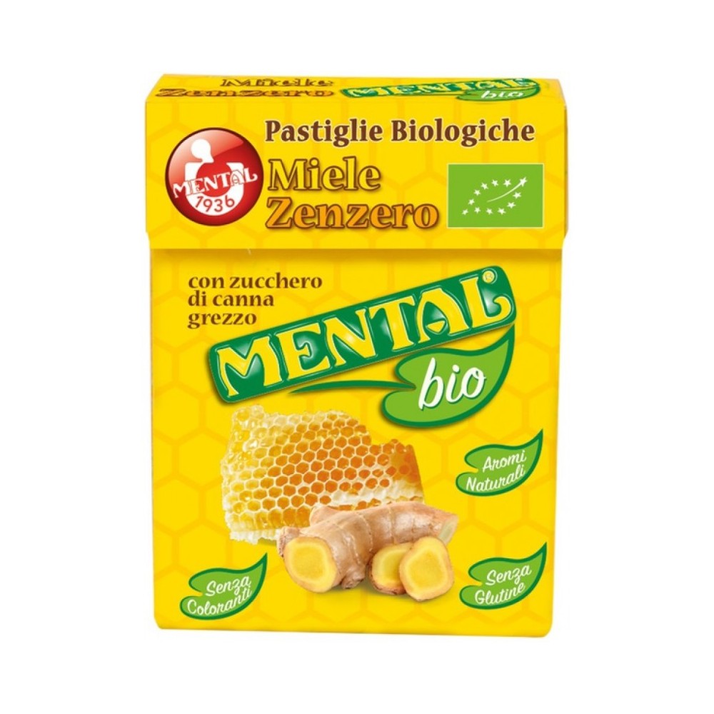 Bonbons Bio et sans gluten au miel et gingembre Mental chez
