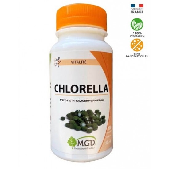 Chlorella 100 Comprimés MGD