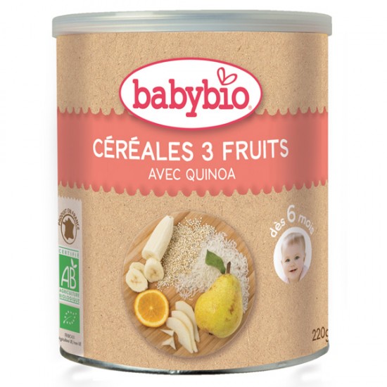 Babybio Céréales 3 Fruits...