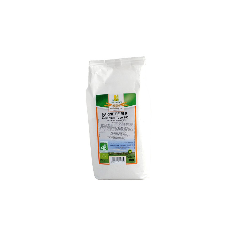 Farine de coco bio 500 g Moulin des Moines 