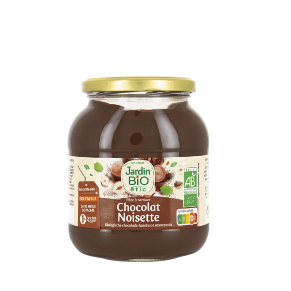 Jardin Bio Pâte À Tartiner Chocolat Et Noisette 750gr
