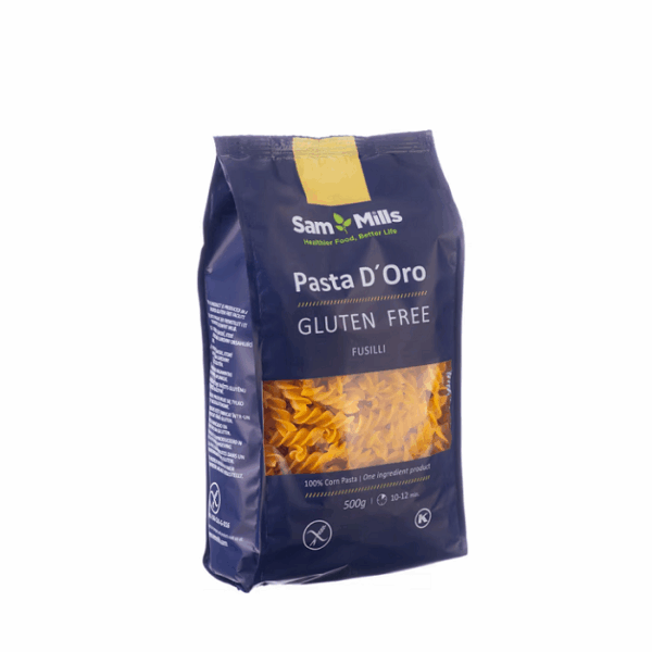 Pasta D'Oro Sam Mills Pâtes Fusilli Sans Gluten 500gr