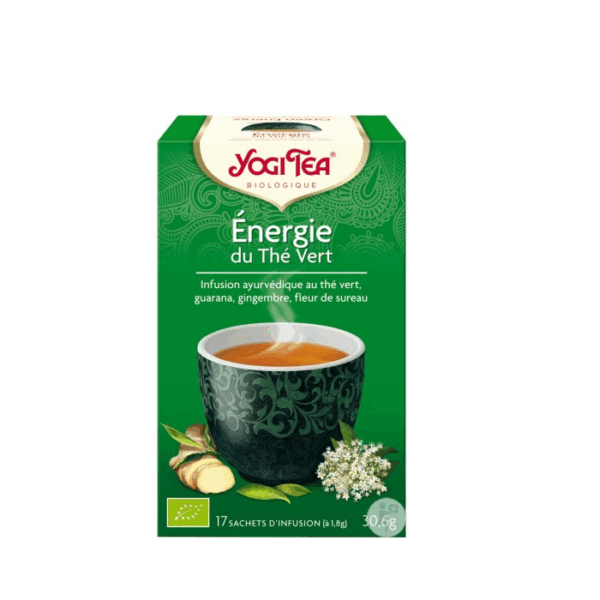 Yogi Tea Energie Du Thé Vert 17 Sachets Infusion