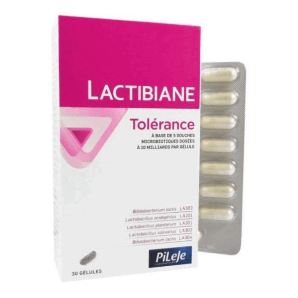 Pileje Lactibiane Tolérance Microbiote 30 gélules