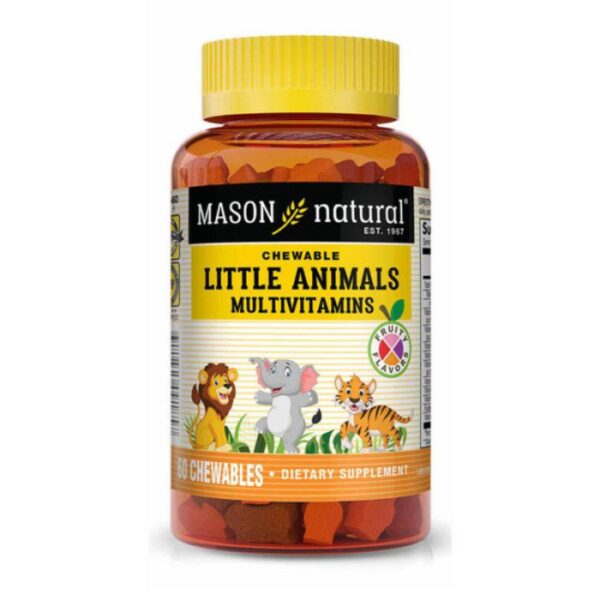 Mason Natural Chewable Little Animals Multivitamines 60 Chewables