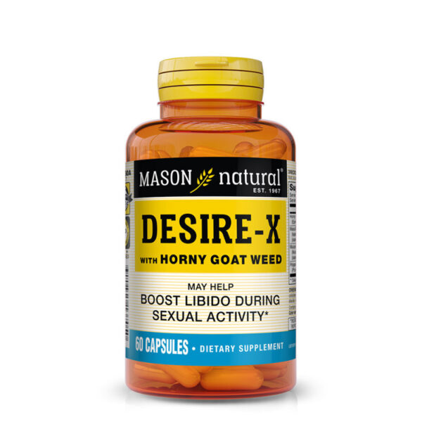 Mason Natural Desire X avec Horny Goat Weed 60 capsules