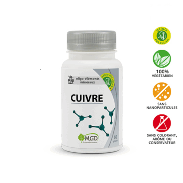 MGD Nature Cuivre 60 Gélules