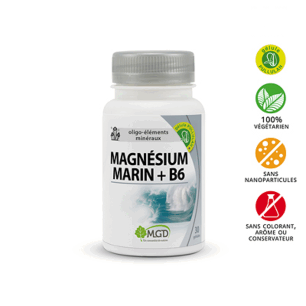 MGD Nature Magnésium Marin + B6 30 Gélules