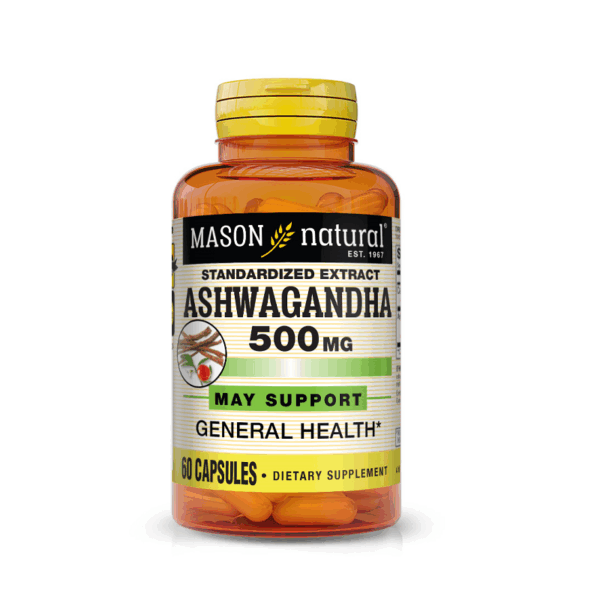 Mason Natural Ashwagandha 500 mg 60 Capsules
