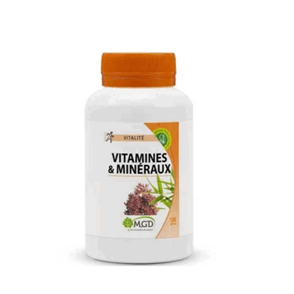 MGD Nature Complexe Vitamines et Minéraux 120 Gélules