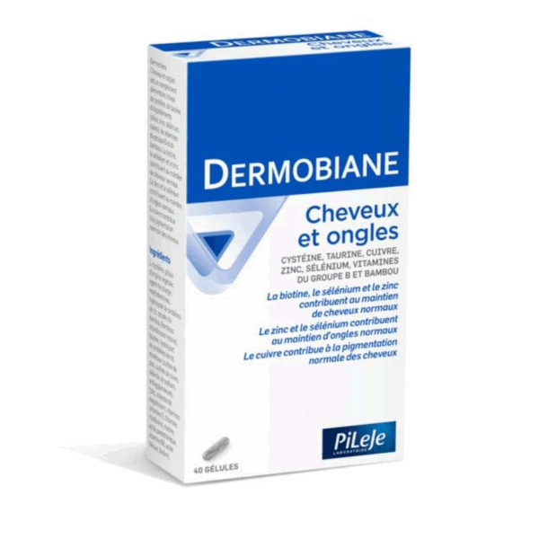 Pileje Dermobiane Cheveux & Ongles 40 Gélules