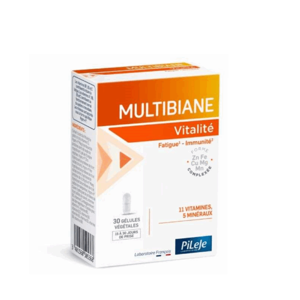 Pileje Multibiane Vitalité 30 Gélules Végétales