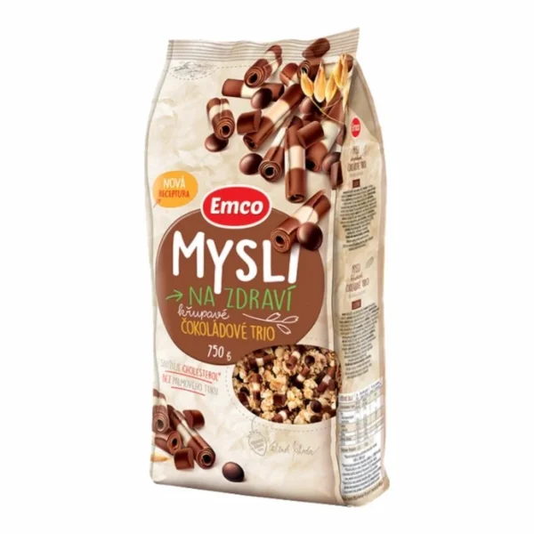 Emco Crunchy Muesli Chocolat et Noisette 750g