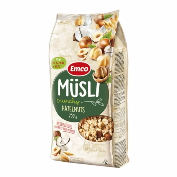 Emco Muesli Croquant aux Noisettes 750g
