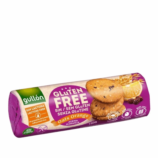 Gullon Biscuits Sans Gluten à l'Avoine et à l'Orange 180g