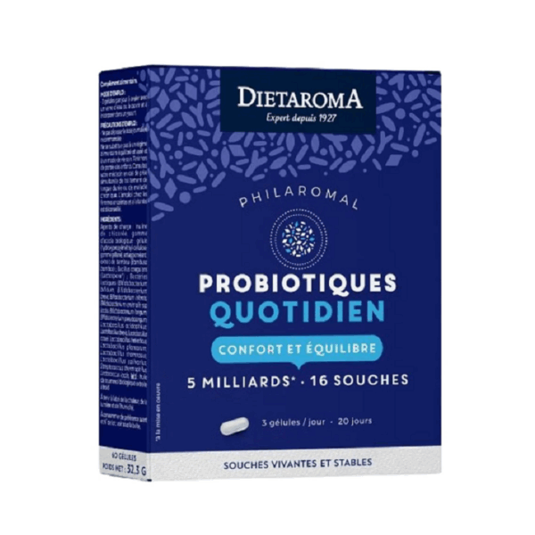 Dietaroma Philaromal Microbiotiques Quotidien 60 Gélules