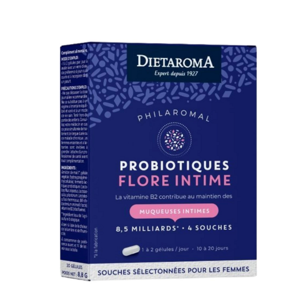 Dietaroma Philaroma Microbiotiques Flore Intime Muqueuses Intimes 20 Gélules