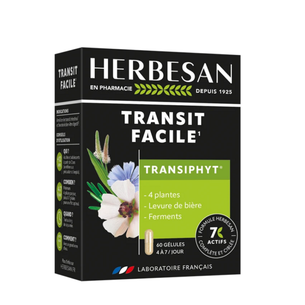 Herbesan Transit Facile Transiphyt 60 Gélules