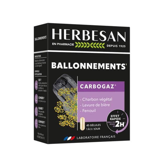 Herbesan Ballonnements CARBOGAZ® 45 Gélules